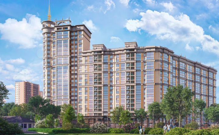 3-к. квартира, 120 м², 3/24 эт.