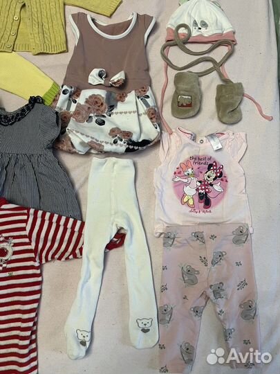 Пакет фирменных вещей на девочку 62