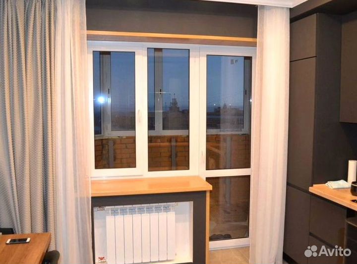 Остекление балконов и лоджий. Пластиковые окна