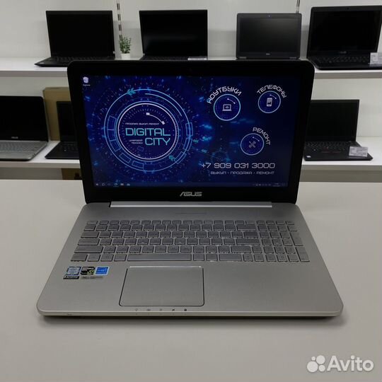 Алюминиевый Asus N552v i7-6700HQ/ GTX 960m 4Gb