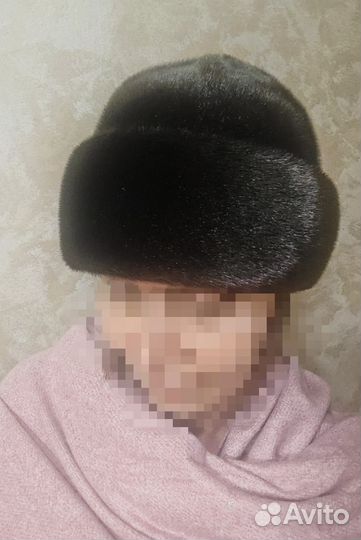 Шапка женская натуральный мех нерпы