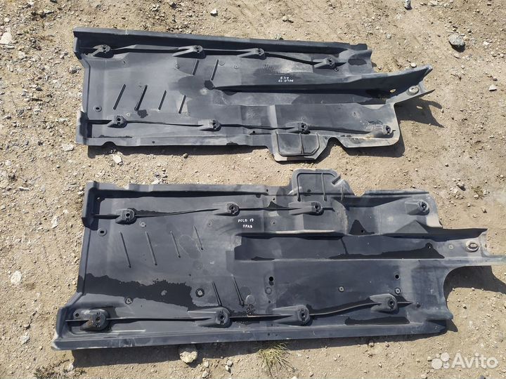 Защита антигравийная Volkswagen Polo (Mk5) V реста