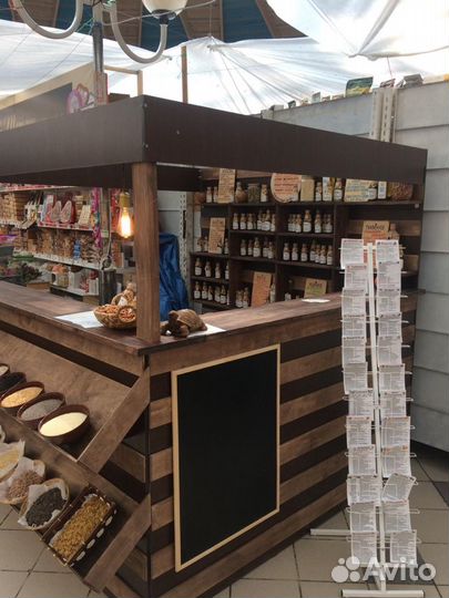 Барная стойка витрины ресепшн