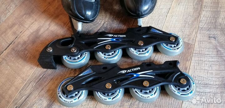 Раздвижные ролики коньки Rush Action 33-36
