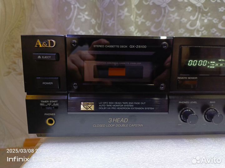 Кассетная дека A&D Gx-6100