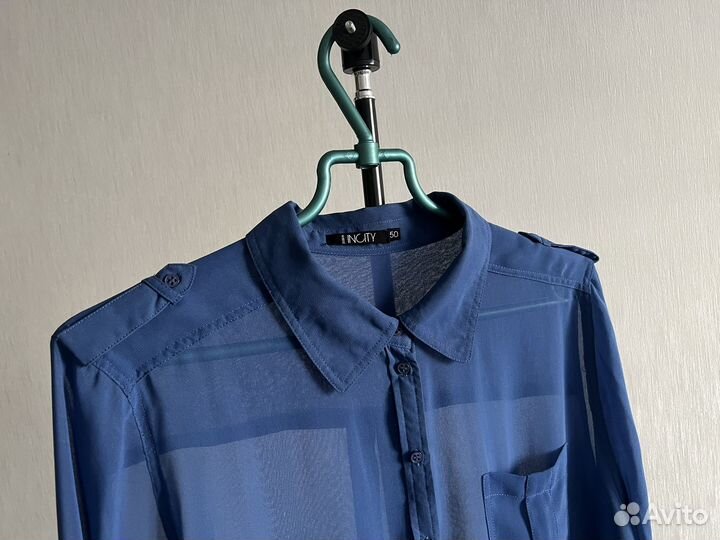 Рубашка блузка 48 50 женская