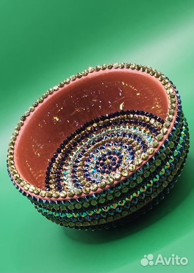 Тарелка декоративная керамика