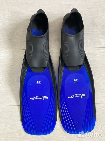 Ласты для дайвинга, трубка, очки