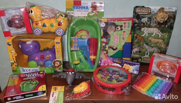 Новые развивающие игрушки и прочие
