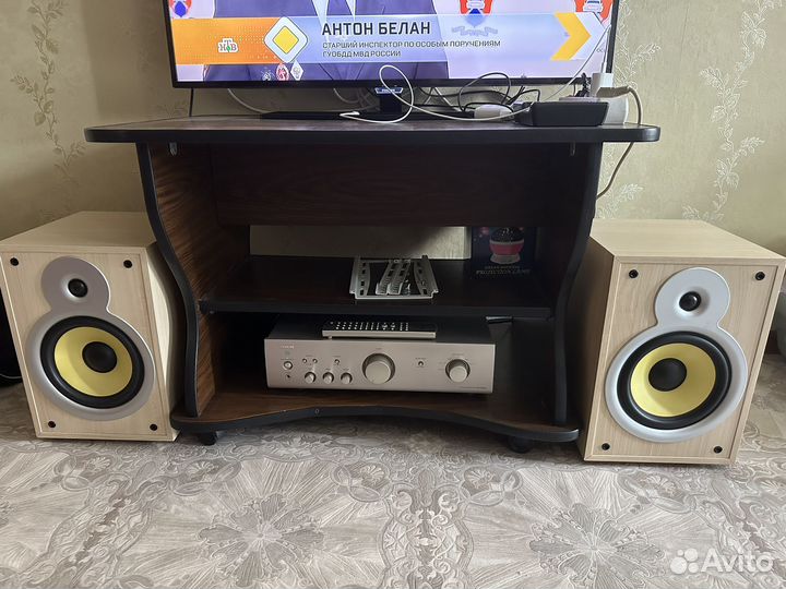 Усилитель Denon PMA 500AE + акустика Microlab PRO3