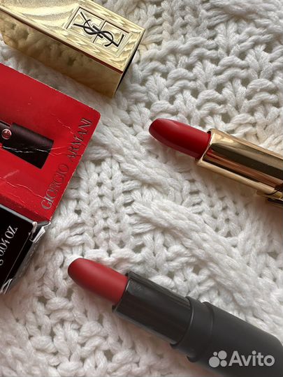 Помады ysl armani миниатюры