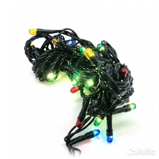 Гирлянда нить, 3 м, 30 ламп, 220v, 8 режимов