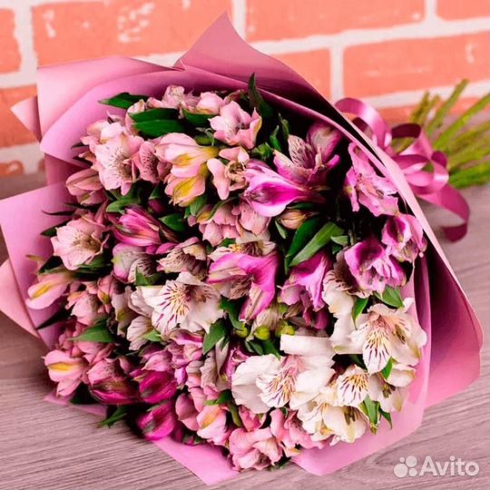 Живые цветы букеты