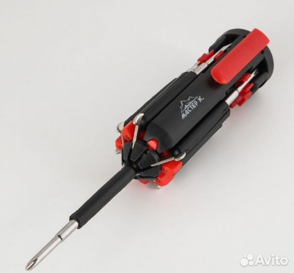 Фонарик с набором отвёрток 8 в 1