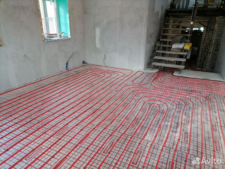 Монтаж систем отопления и водоснабжения