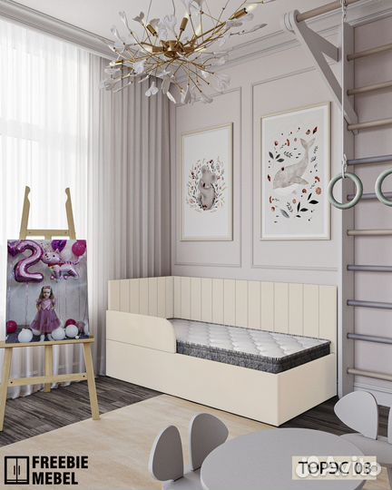 Детская кровать 80/160 с матрасом