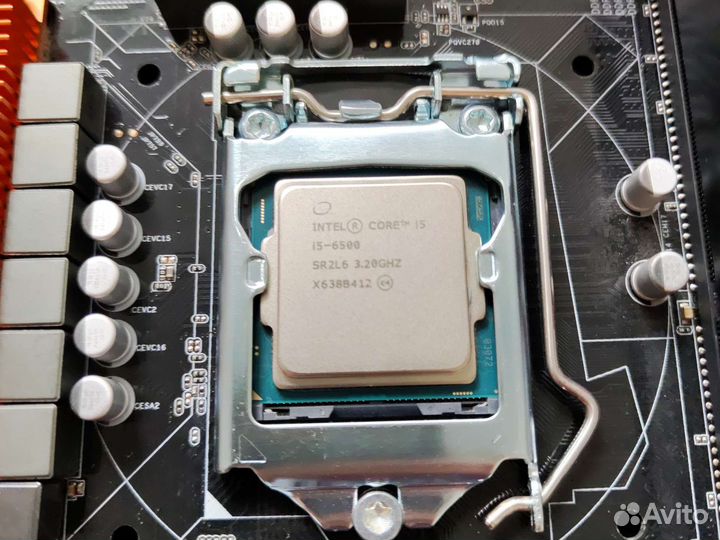 I5-6400 + ASRock H170 + 16GB + охлаждение