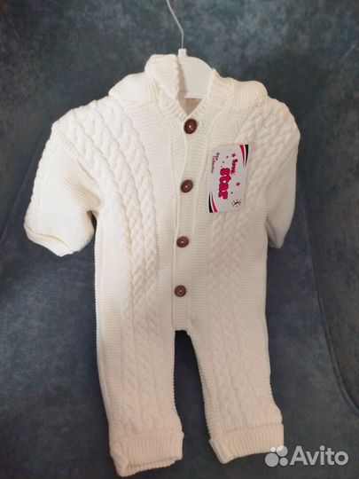Вязаный комбинезон