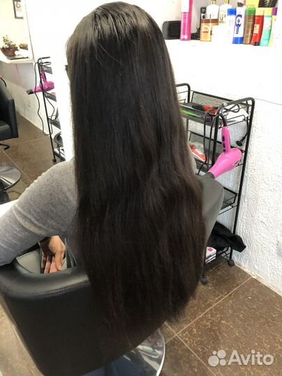 Кератиновое выпрямление волос