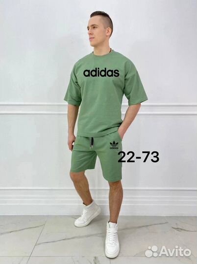 Спортивный костюм мужской шорты и футболка новый