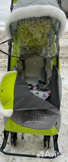 Санки коляска ника