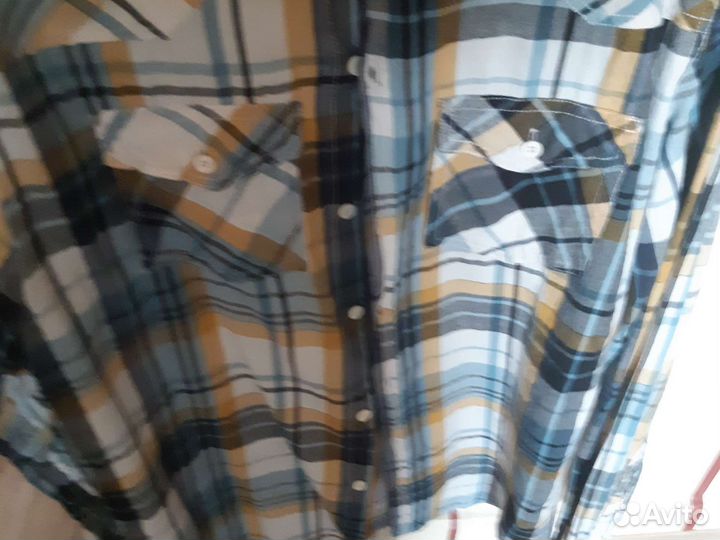 Рубашка в клетку,на пухленького мальчика