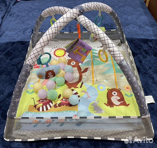 Развивающий детский коврик-манеж