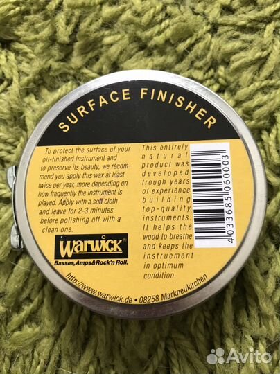Воск warwick для баса