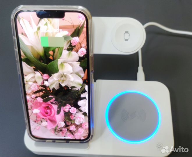 Беспроводная быстрая зарядка Док станция iPhone