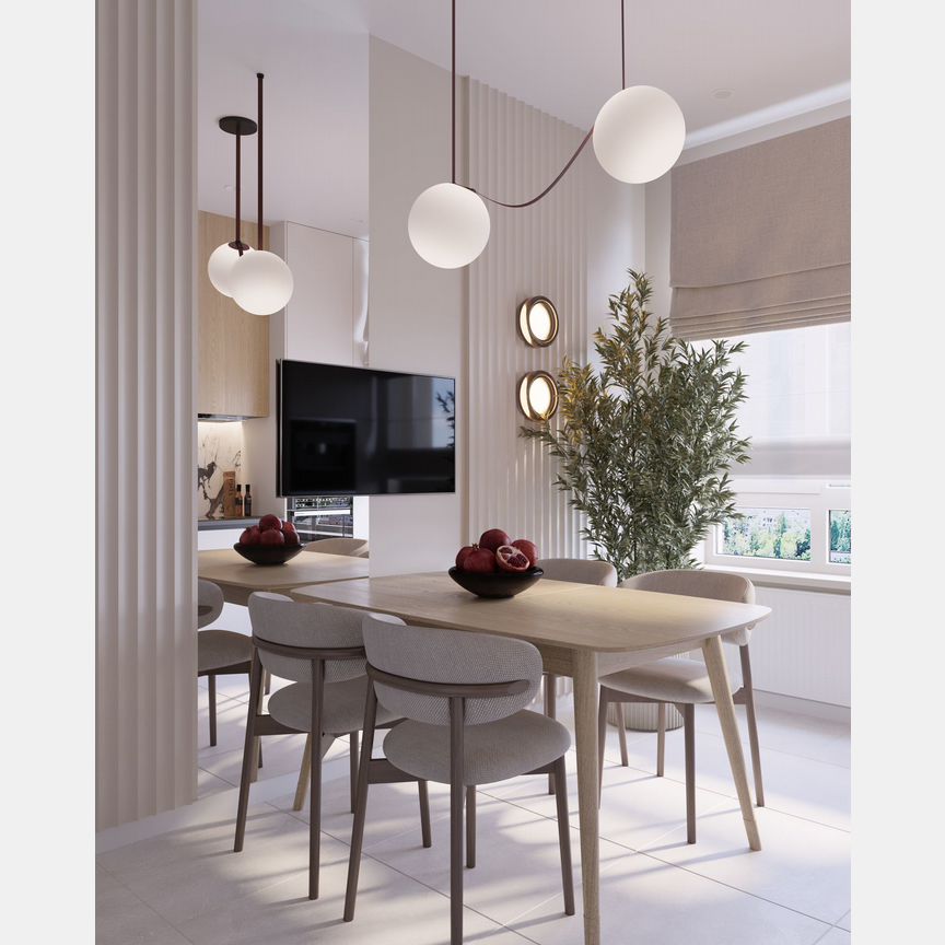 2-к. квартира, 56,4 м², 17/25 эт.