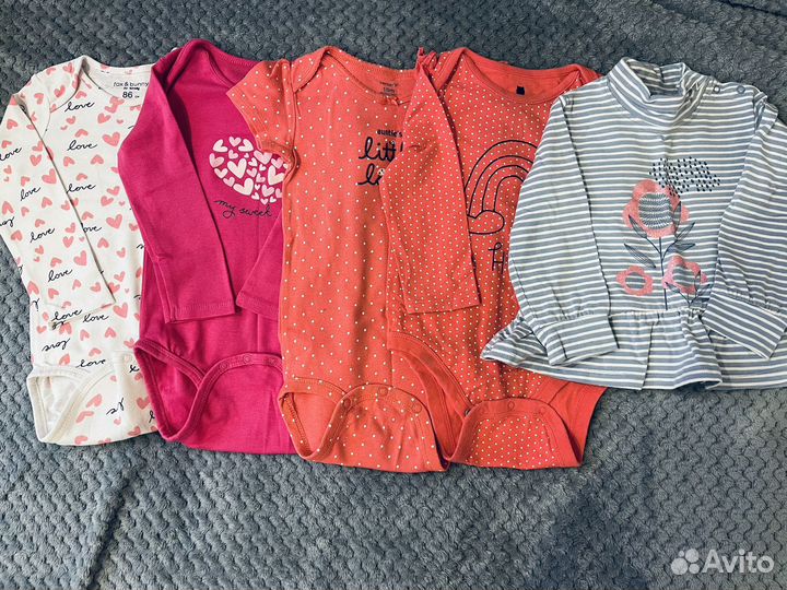 Пакет вещей на девочку 80-86 h&m carters waikiki
