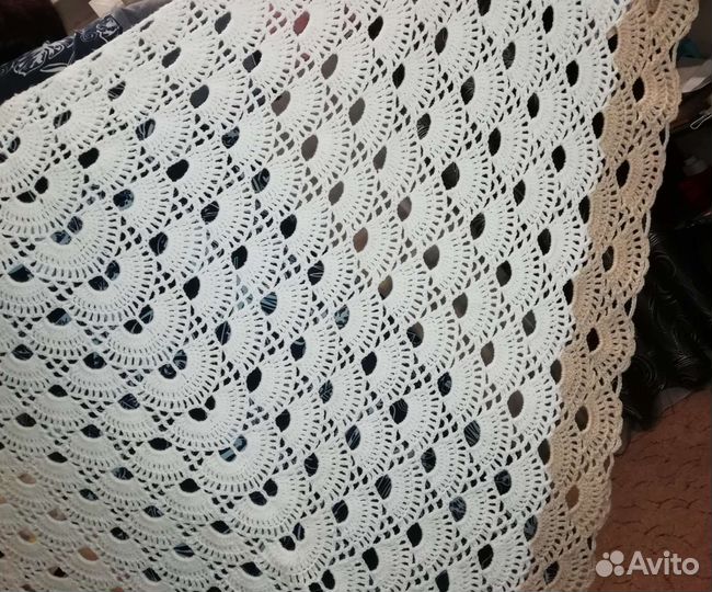 Платок шаль ручная работа