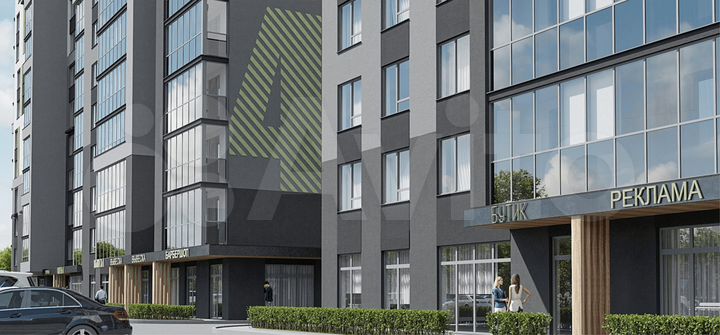 2-к. квартира, 81,2 м², 7/17 эт.