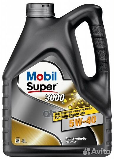 Mobil Super 3000 синт. 5/40 (X1) 4л Mobil