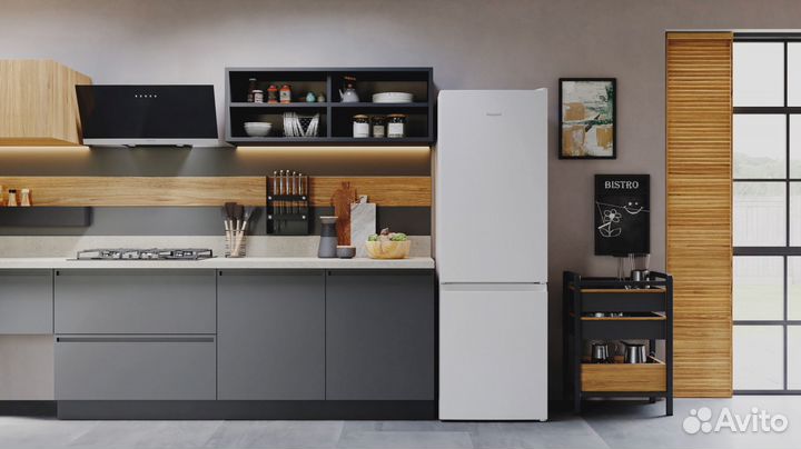 Холодильник Hotpoint HT 4180 W 2-хкамерн. белый/серебристый