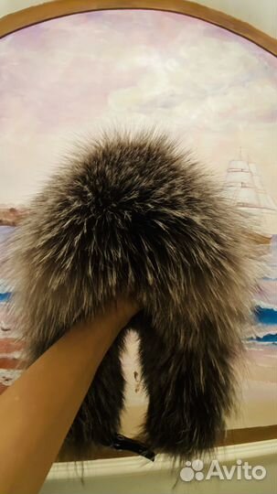Шапка ушанка натуральный мех женская