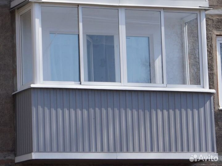 Остекление и отделка балконов под ключ