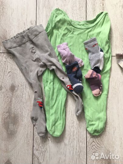 Одежда пакетом для новорожденных размер 56-74