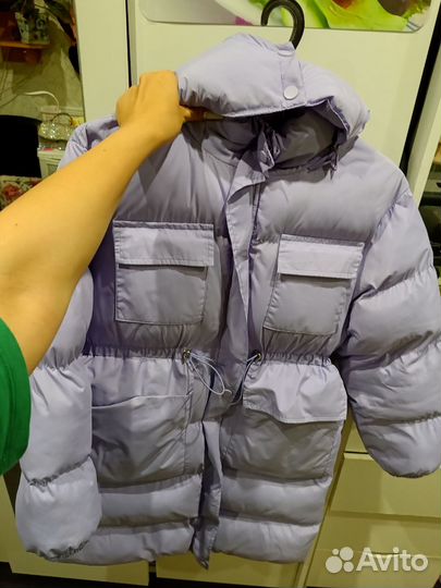 Пуховик зимний женский 46