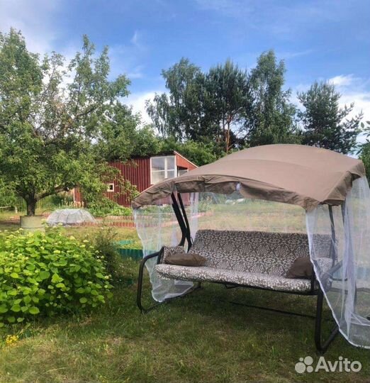 Садовые качели 4-х местные