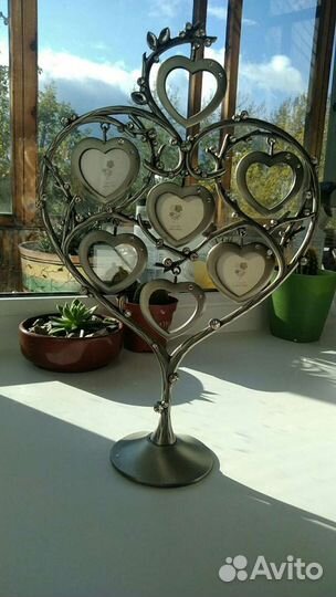 Фоторамка сердце, сувенир, подарок