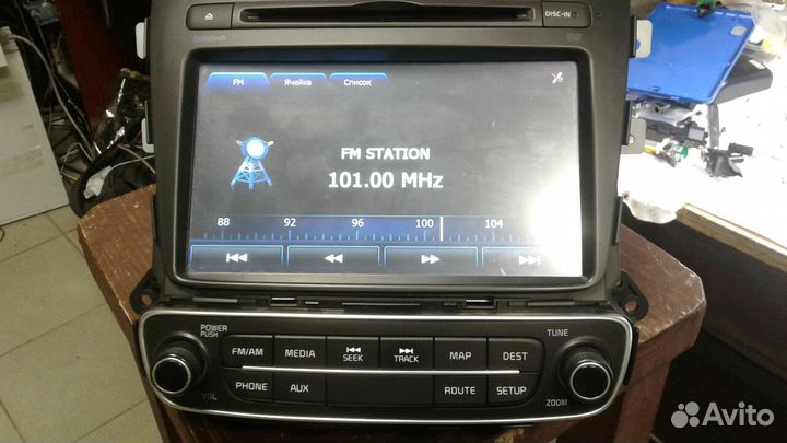 Штатное гу mortex (mtxt900XM) KIA Sorento