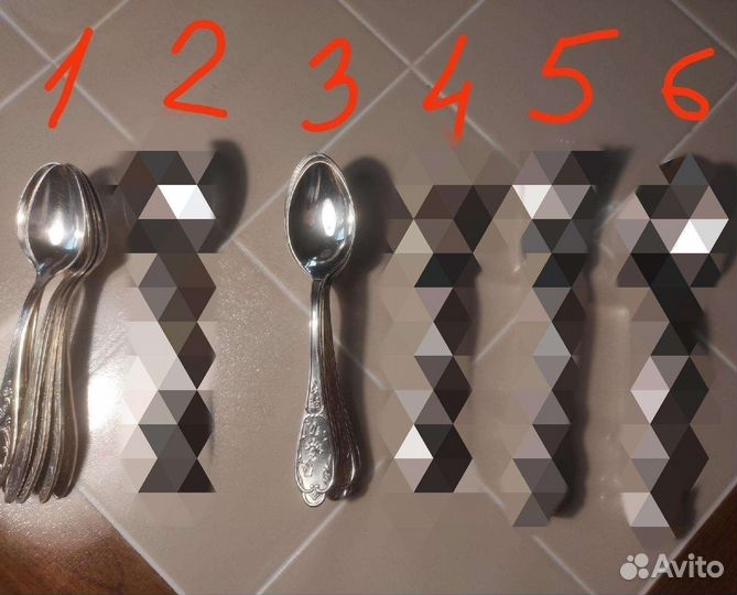 Мельхиоровые ложки и вилки