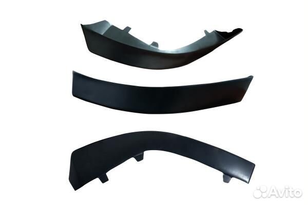 Накладки на передний бампер Mitsubishi Lancer 2