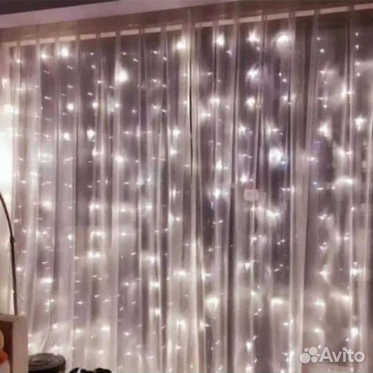 Гирлянда штора