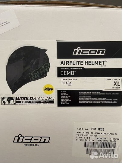 Мотошлем Icon Airflite Mips