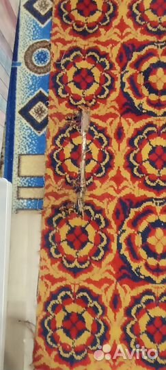 Ковровая натуральная дорожка СССР бу