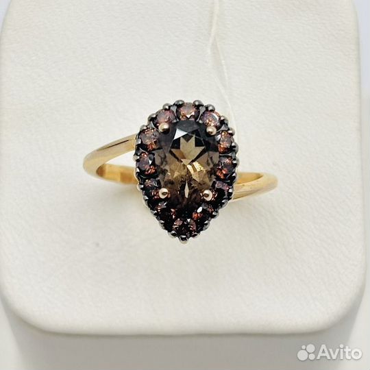 Кольцо со вставками