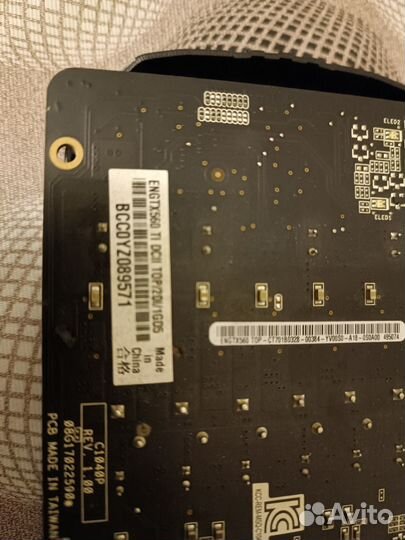 Видеокарта asus GTX 560 1 GB