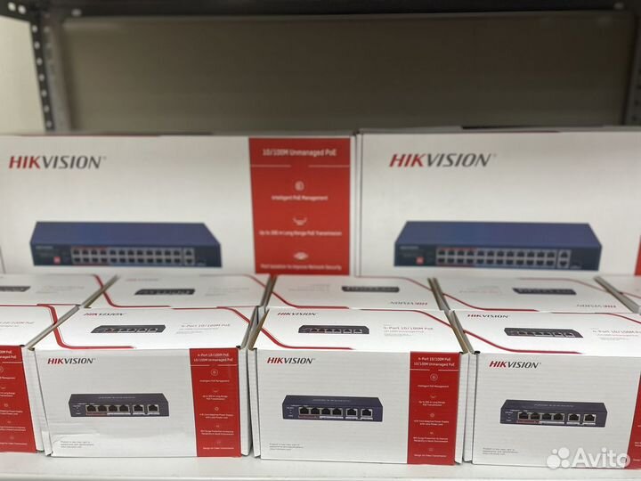 Poe коммутаторы Hikvision